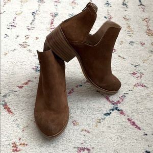 Steve Madden Brown Ankle Booties